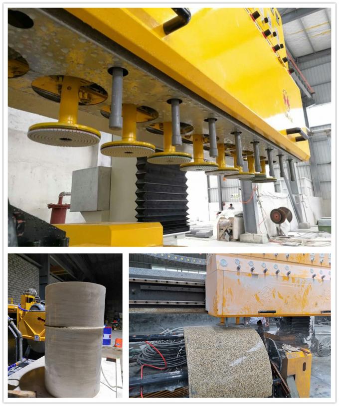 machine de polonais circulaire de la dalle 380V pour le traitement creux de colonne 0
