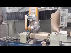 Deux PCS 380V à pilastre unique de coupe de pierre 16kw Baluster