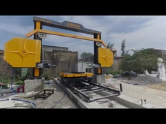 Machine à scie à fil de diamant CNC à 4 roues volantes pour la coupe de pierre industrielle
