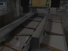 Machine de profilage linéaire PLC/CNC pour lames à boules de granit et de marbre