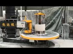 Machine de découpe de pierre pour le bas et le haut de la colonne