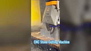 Machine de scie à pont CNC de précision à 5 axes, pour les projets de découpe de marbre et de décoration de pierre au Portugal