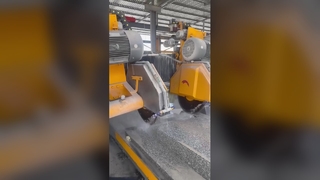 Machine de découpe de bords à quatre tranches pour dalle de colonne