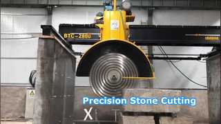 Machine de découpe de pierre de précision