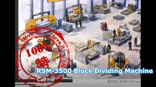Machine de division de blocs RSM-3500
