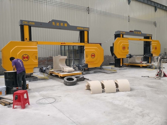 Commande numérique par ordinateur à grande vitesse Diamond Wire Saw Machine d'API Certified pour la coupure