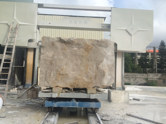 Bloc de coupe de pierre de commande numérique par ordinateur habillant le quartz de marbre de granit de Diamond Wire Saw Machine For