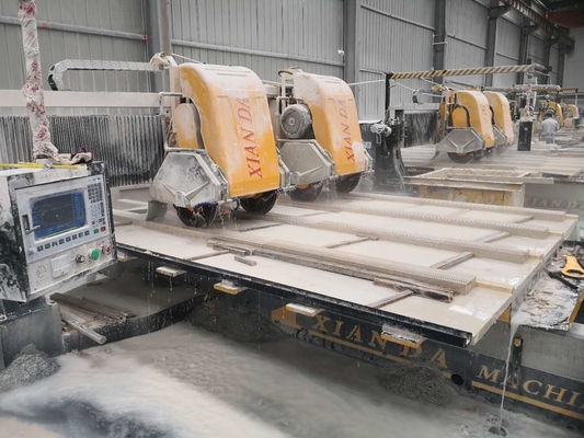 Machine de profilage linéaire 15kw de PLC de fonction de granit multi de marbre