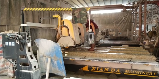Machine de profilage linéaire 15kw de PLC de fonction de granit multi de marbre