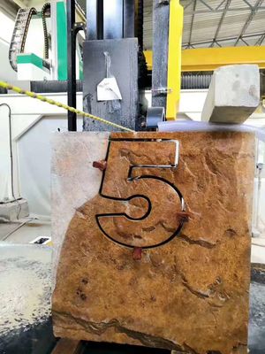 Découverte 4 CNC machine à cisailler à fil de diamant pour le granit de marbre