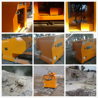 Coupage par blocs de quartz de granit de marbre de Diamond Wire Saw Machine For de carrière