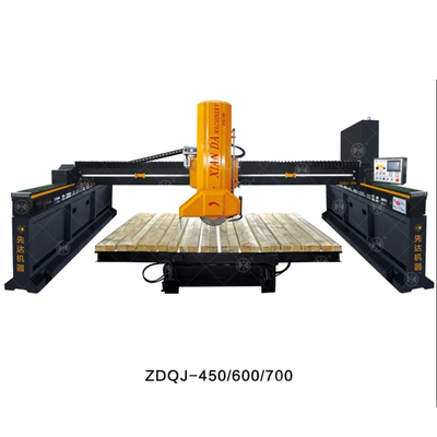 Machine de coupe de ponts monoblocs pour le marbre et la pierre sintrée