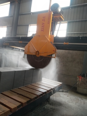Machine de coupe de scies de pont à bloc moyen de type lourd et efficace