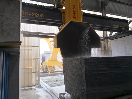 Machine de coupe de blocs à haute profondeur 220V pour couper le marbre de granit