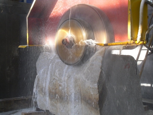 Machine à couper des blocs de granit / marbre à lames multiples