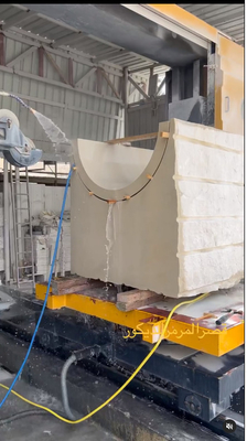 Outil de coupe de pierre à sciage à fil de diamant à 4 axes avec commande CNC
