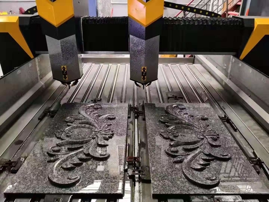 Machine de gravure en pierre à 4 axes pour les dalles et les colonnes pour le marbre et le granit