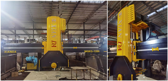 57/67kw Four Column Middle Block Cutter Machine avec un diamètre de lame de 2200 à 2800 mm