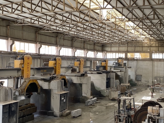 Machine de découpe de ponts en blocs de haute précision pour 15 m3/h Système de consommation et de sécurité d'eau