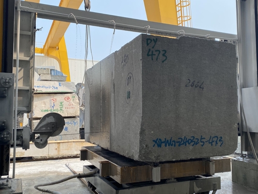 1300*2500mm Trolley Stone Machine pour le fractionnement des blocs et la consommation d'eau de 4m3/h