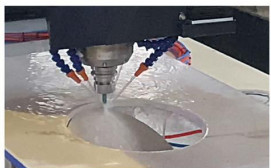 Machine de sculpture CNC à trois axes de pierre de précision pour lavabo