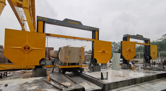 Machine à scie à fil de diamant pour le revêtement en blocs par PLC