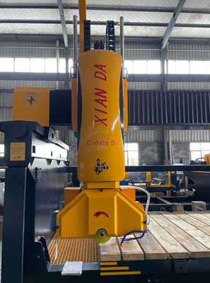 Machine de coupe de pont à 5 axes avec une précision et une vitesse de précision pour la fonction de coupe et de fraisage