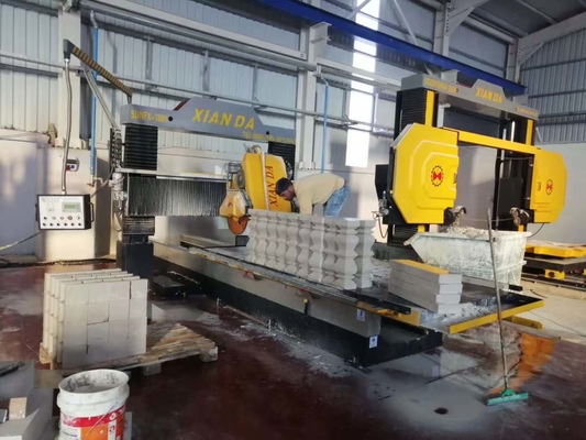 PLC/CNC machine linéaire de profilage de la structure du portique pour balustrade, pierre tombale