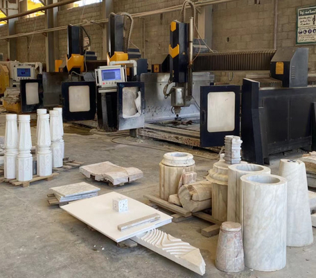 Machine à sculpter en pierre à 4 axes à arc CNC