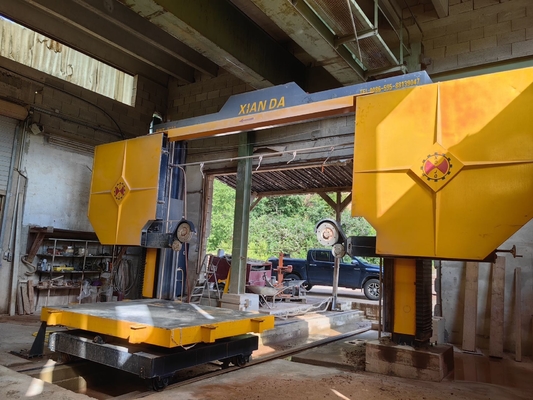 Machine de découpe de scies à fil de diamant pour le revêtement de blocs