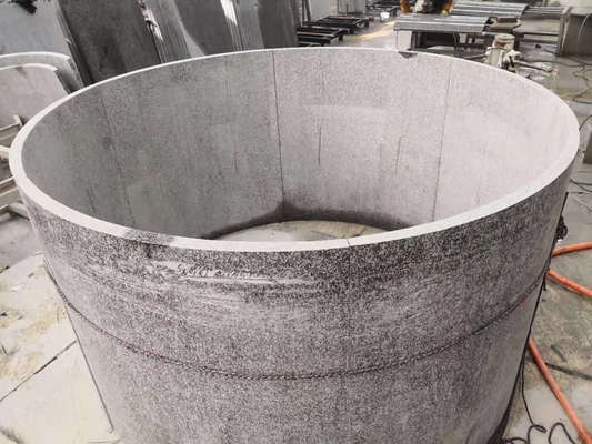 Machine de découpe de pierre à grille à quatre cylindres à haute efficacité pour la dalle de colonne