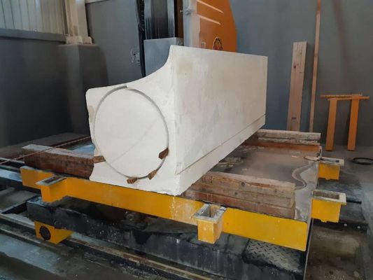 Machine de découpe de pierre à fil de diamant de haute précision avec fil de coupe de 16,7 m