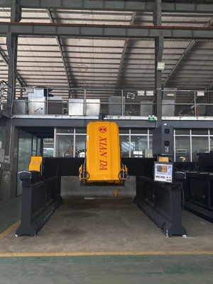 Machine de découpe de profilés de pierre à haute sécurité