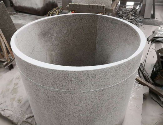Machine de découpe de pierre à grille à quatre cylindres à haute efficacité pour la dalle de colonne