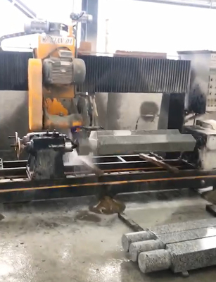 CNC / PLC deux PC machine de coupe à baluster pour le poste de roi, barrage routier