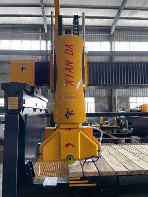 Machine de découpe de scies de pont Xianda à 5 axes pour le profilage