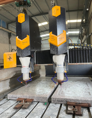 Machine de sculpture en pierre CNC à haute capacité à 3 axes pour le traitement du marbre et du granit