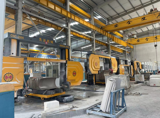 Machine à coudre à fil de diamant CNC à grande vitesse CNC-2000/2500/3000 pour les formes spéciales, les dalles de colonne