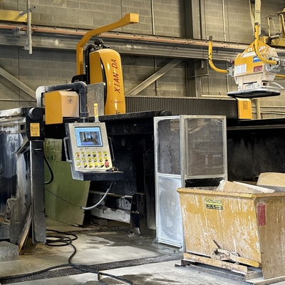 Machine de coupe de pierre à lame de diamant avec efficacité