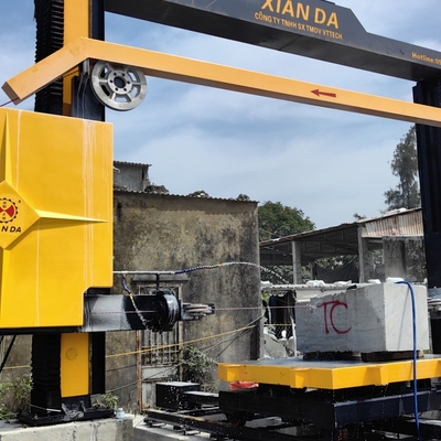 Machine à cisailles de fil de diamant à grande vitesse pour processus de coupe automatisé