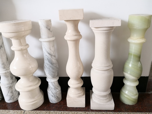 Machine à couper à quatre pièces à baluster CNC/PLC à haut rendement pour la taille de pierre de précision