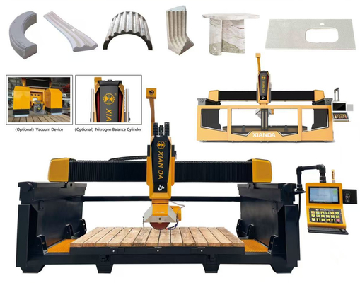 Solution professionnelle pour machine de découpe de pierre à pont 5 axes pour granit et marbre