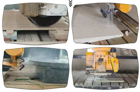 5 Machines de coupe de pierre à pont à axe: solution professionnelle pour le granit, le marbre et plus encore