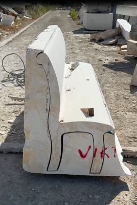 Coupeuse automatique de pierre à scies à fil CNC à 4 axes pour carrière et usine