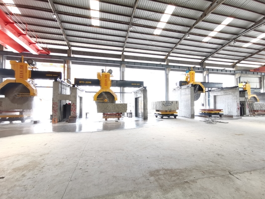 Bridge Multiblade Block Cutter Granite Marble Block Cutting Machinery
