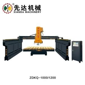 Machine à découper les ponts de blocs intermédiaires infrarouges avec 3200*2000 mm Table de travail 0-85° d'inclinaison et 0-90° de rotation pour le granit et le marbre