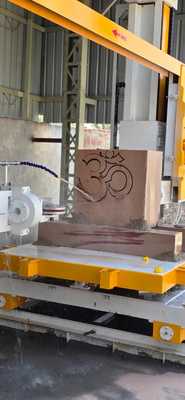 Découverte 4-2500 Scie à fil de diamant CNC pour la coupe de pierre