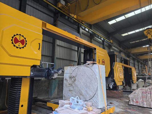 Découverte 4 CNC machine à cisailler à fil de diamant pour le granit de marbre