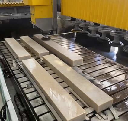 Machine de polissage intelligente intégrée à haute précision et alimentation automatique pour le polissage des pierres