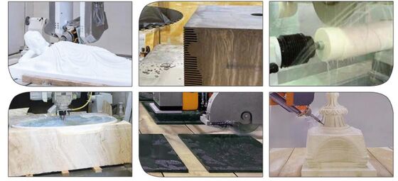 Centre d'usinage CNC pour la sculpture 3D en granit et en marbre